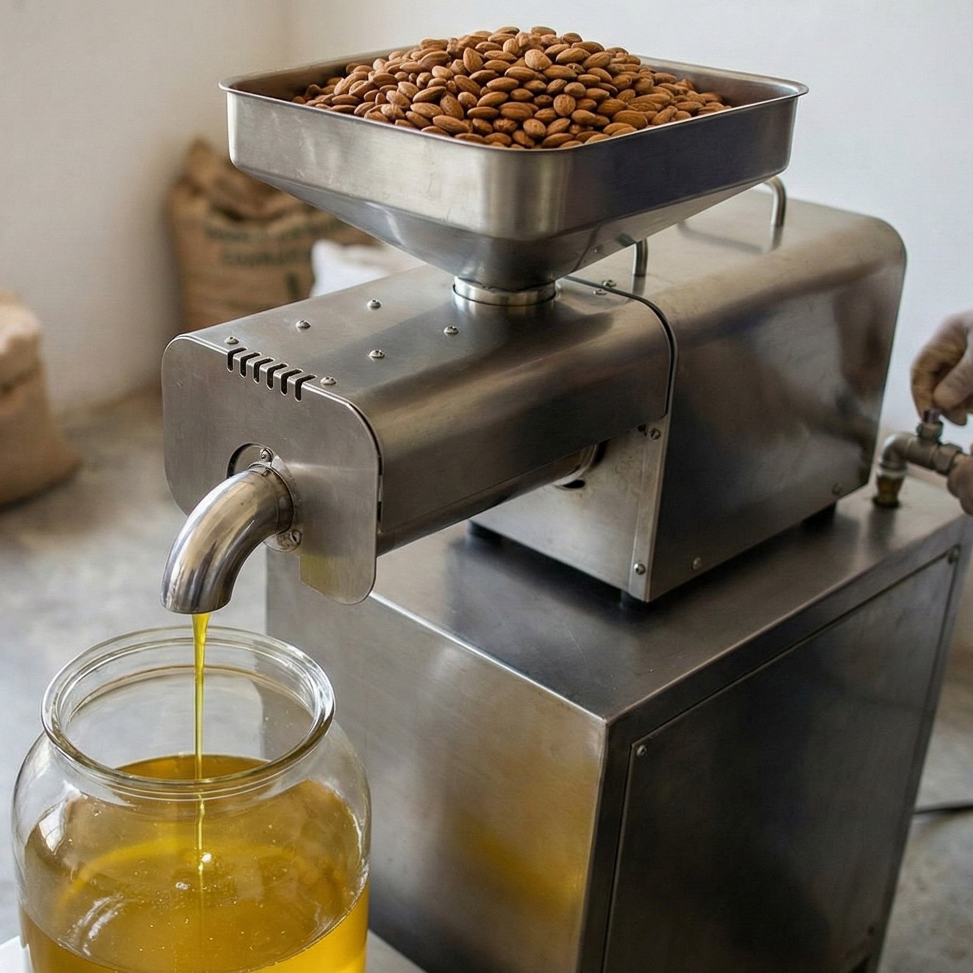 Sam Naturals Cold-Pressed Almond Oil – Traditionally Prepared Herbal Oil (50ml | 100ml | 250ml)