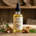 Sam Naturals Cold-Pressed Almond Oil – Traditionally Prepared Herbal Oil (50ml | 100ml | 250ml)