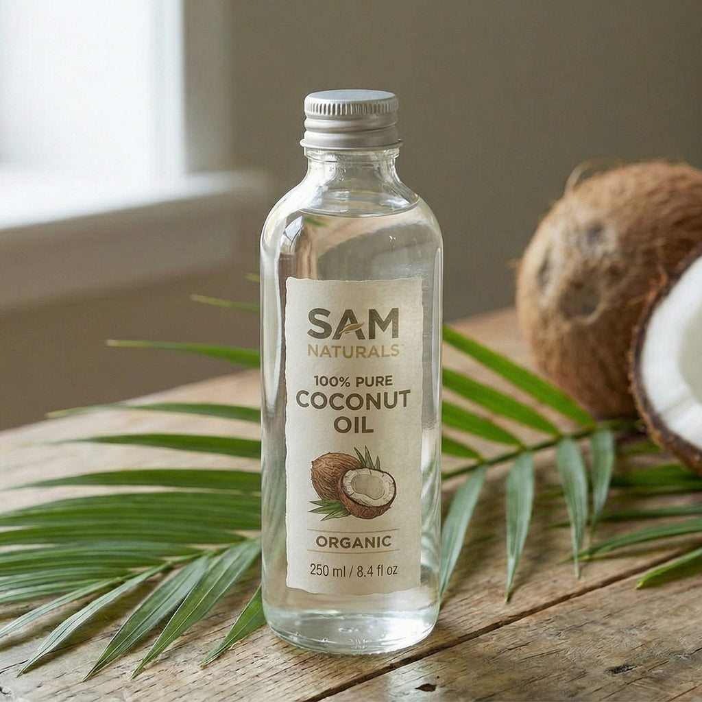 Sam Naturals Cold-Pressed Coconut Oil (250ml | 500ml)