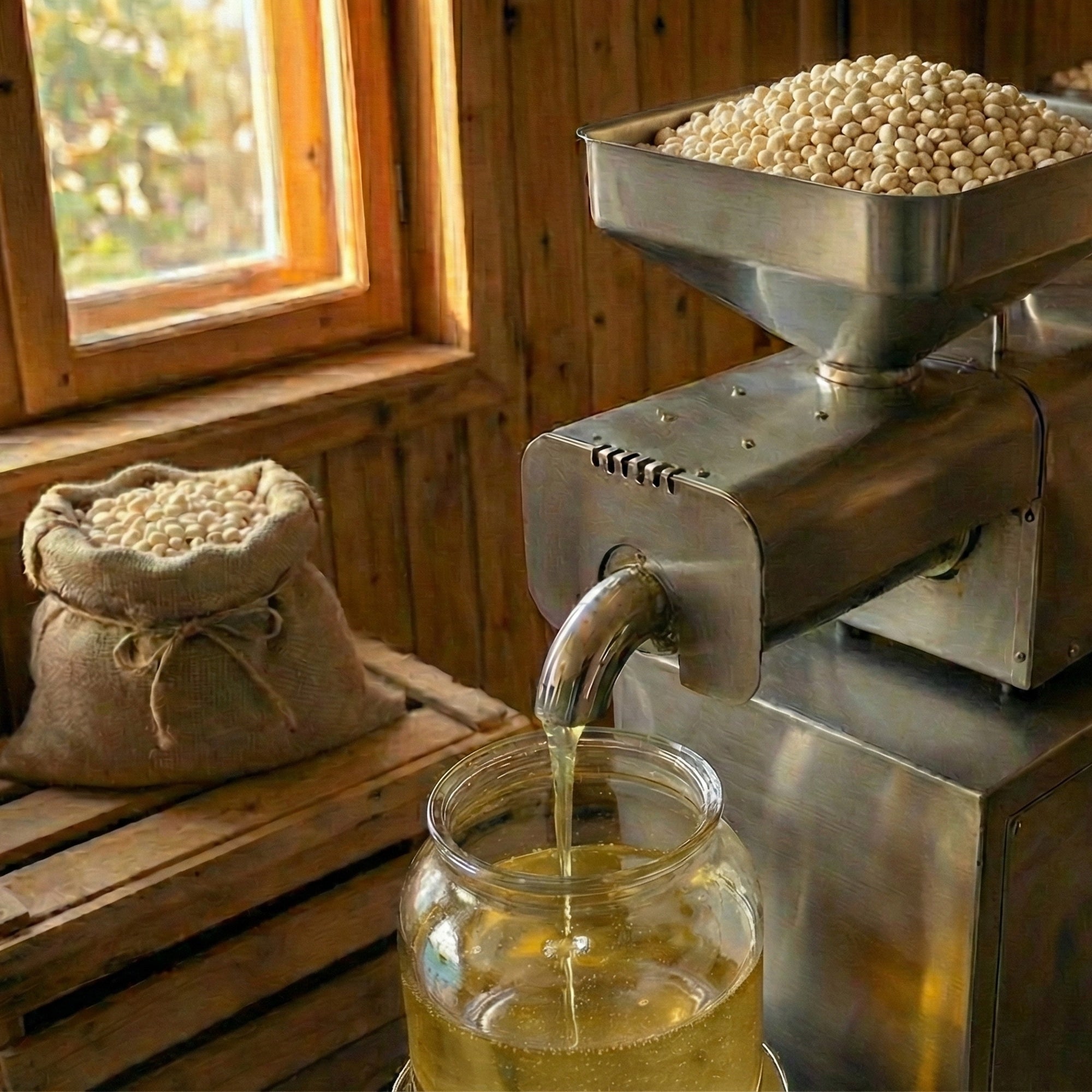 Sam Naturals Cold-Pressed Peanut Oil – Traditionally Prepared Herbal Oil (50ml | 250ml)