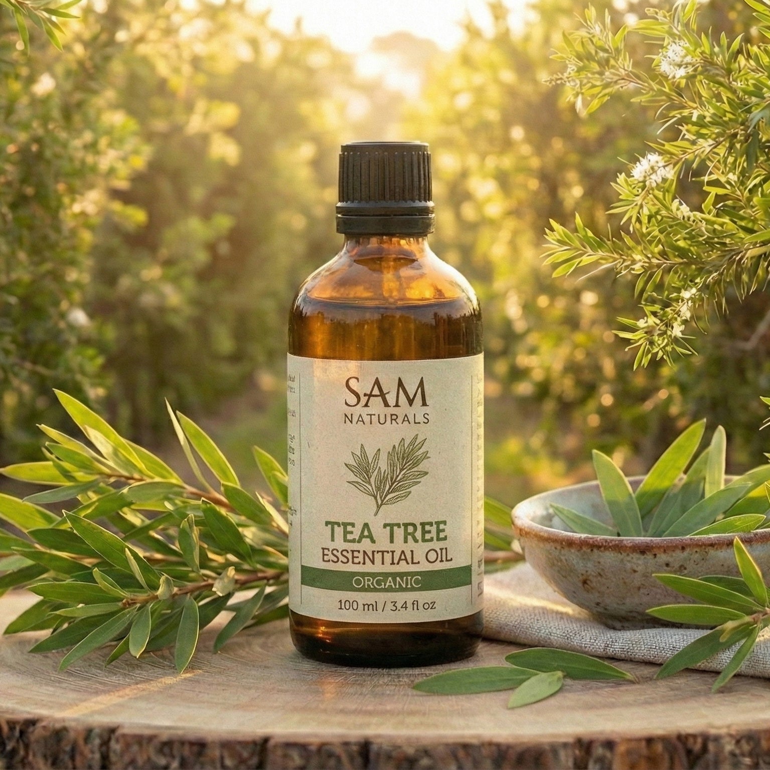 Sam Naturals Natural Tea Tree Oil (50ml | 100ml)